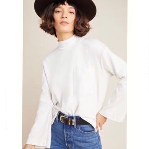 Anthropology long-sleeved pocket tee